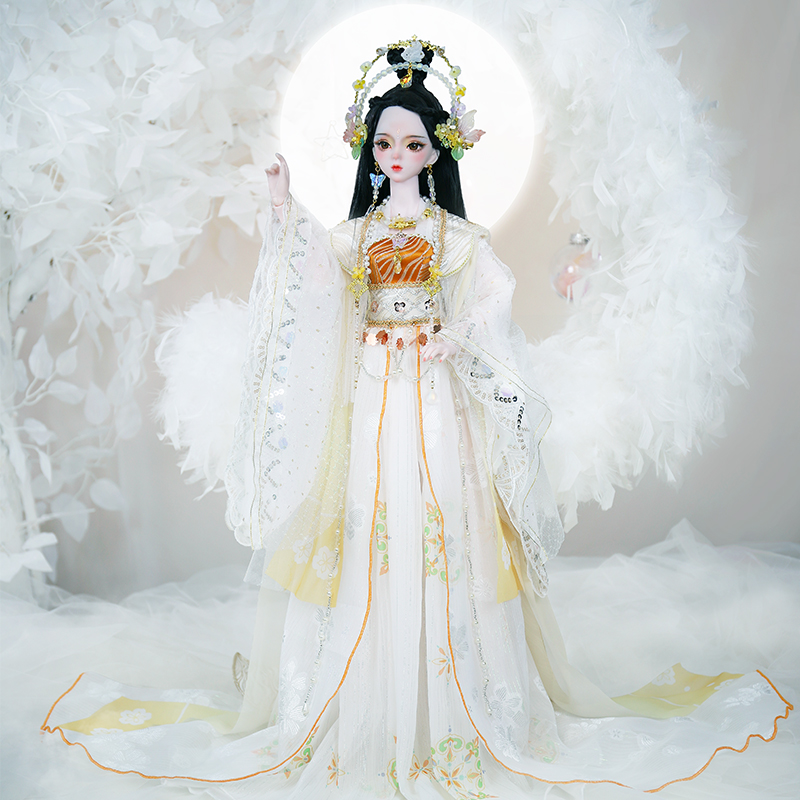 德必胜娃娃宁可可芭比2022年月嫦娥60cm古风神话娃娃
