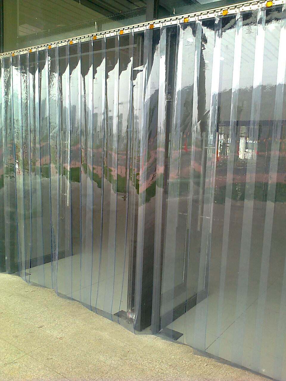 门帘塑料防虫pvc塑胶防尘透明百叶帘