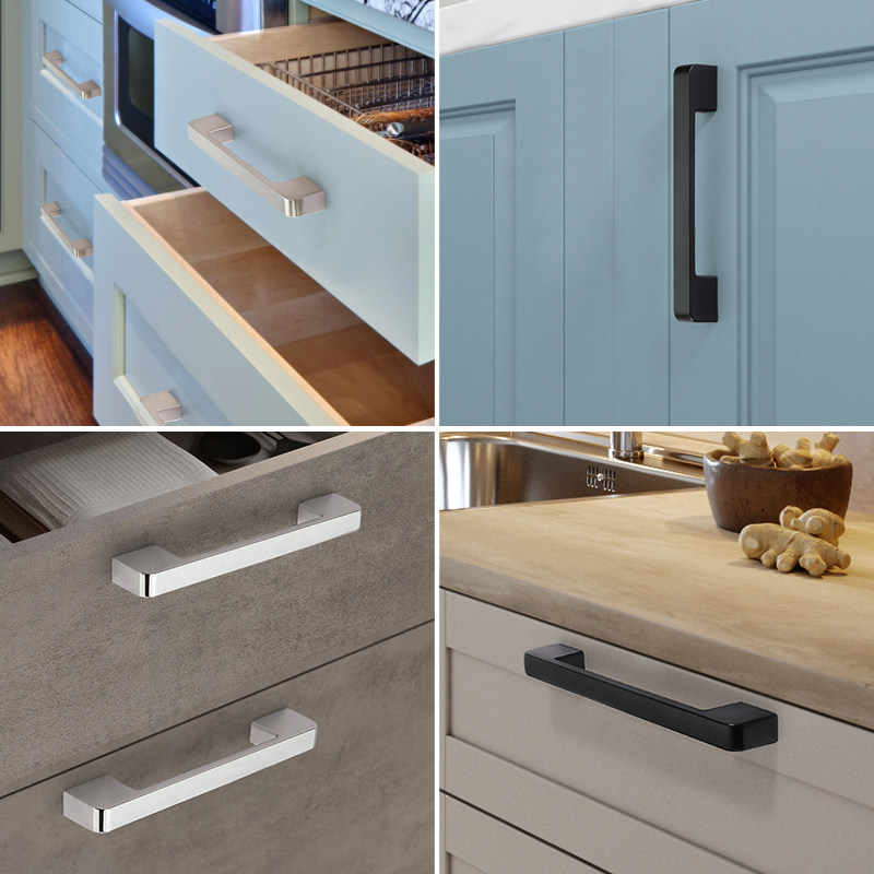 易嘉现代简约加长橱柜抽屉衣柜门拉手北欧家具鞋柜子立柜厨门把手