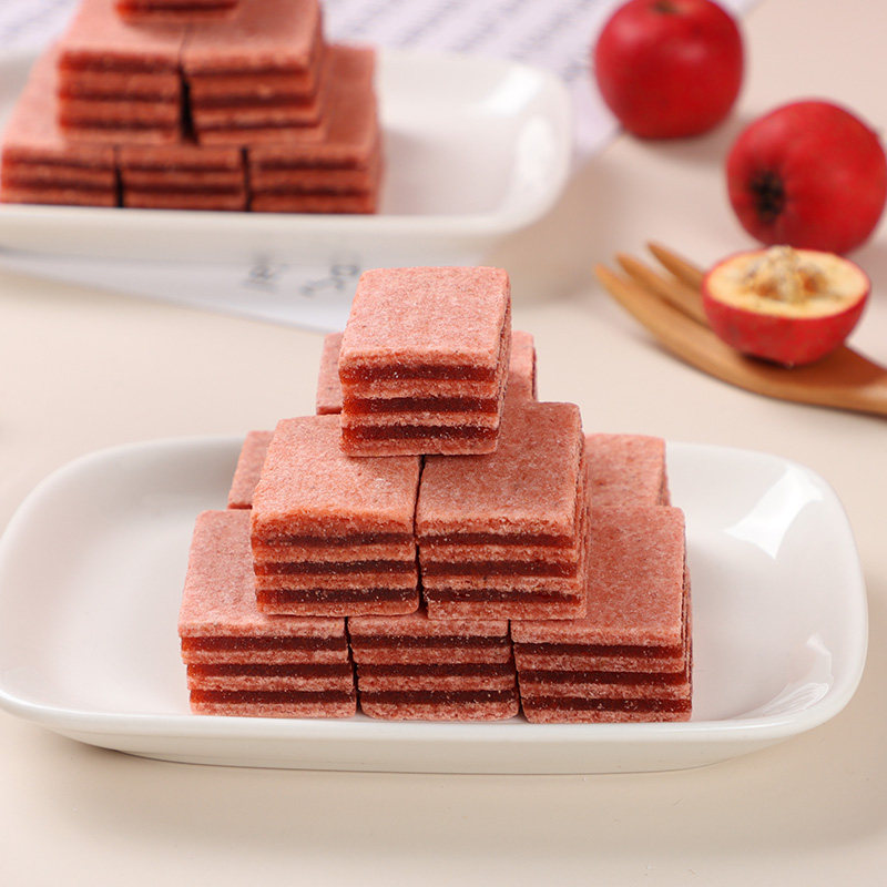 一木山楂汉堡蓝莓夹心山楂片水蜜桃120g3袋蜜饯山楂类制品