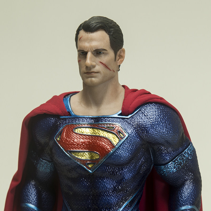 真人卡维尔桌面模型手办比例战损超人亨利联盟手办