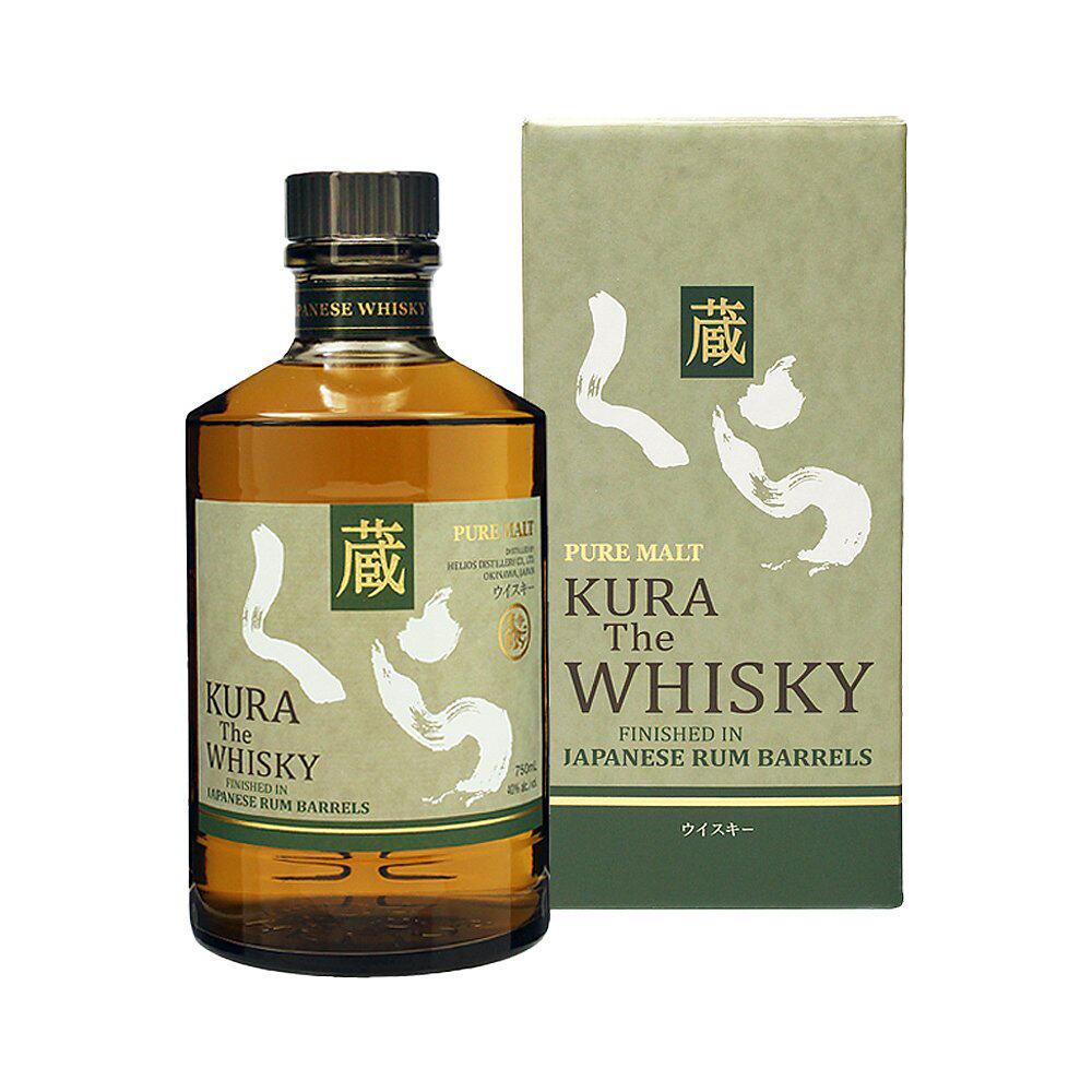 日本直邮kura朗姆调和威士忌洋酒温和清透40750ml威士忌