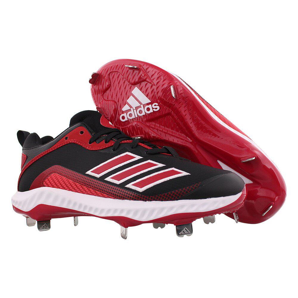 美国直邮adidas阿迪达斯男子专业训练运动钉鞋红黑运动休闲鞋