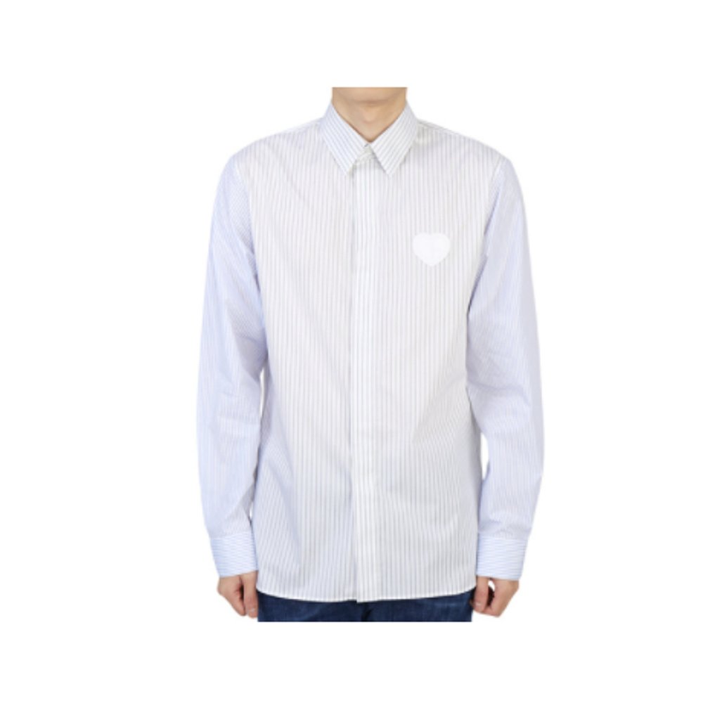 香港直发diorhomme男士心形条纹衬衫213c513b5505衬衫