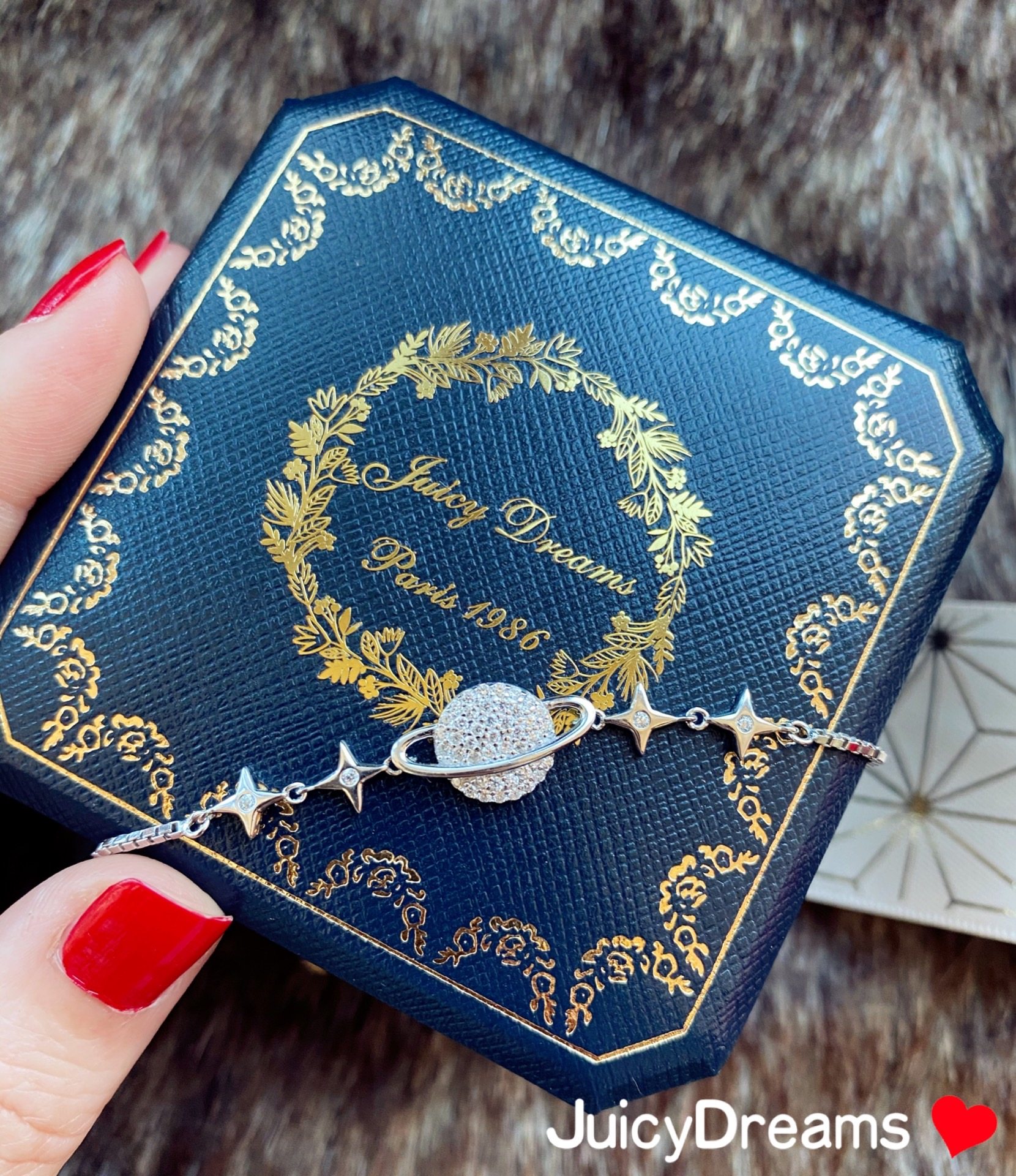 法国juicydreams你是我的宇宙星球幸运幸运星星星许愿项链