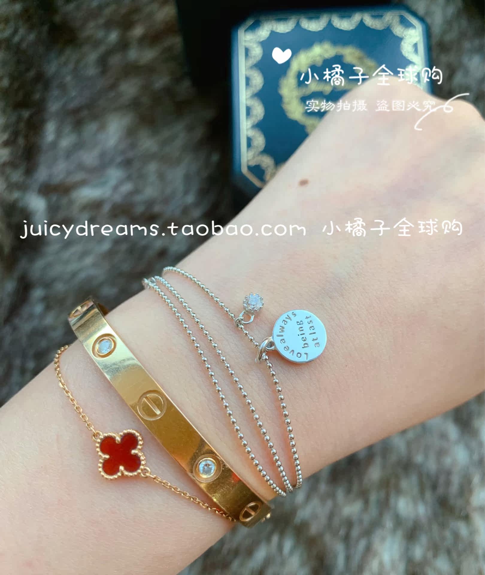 法国juicydreams情侣许愿成真真爱通常常在水晶项链