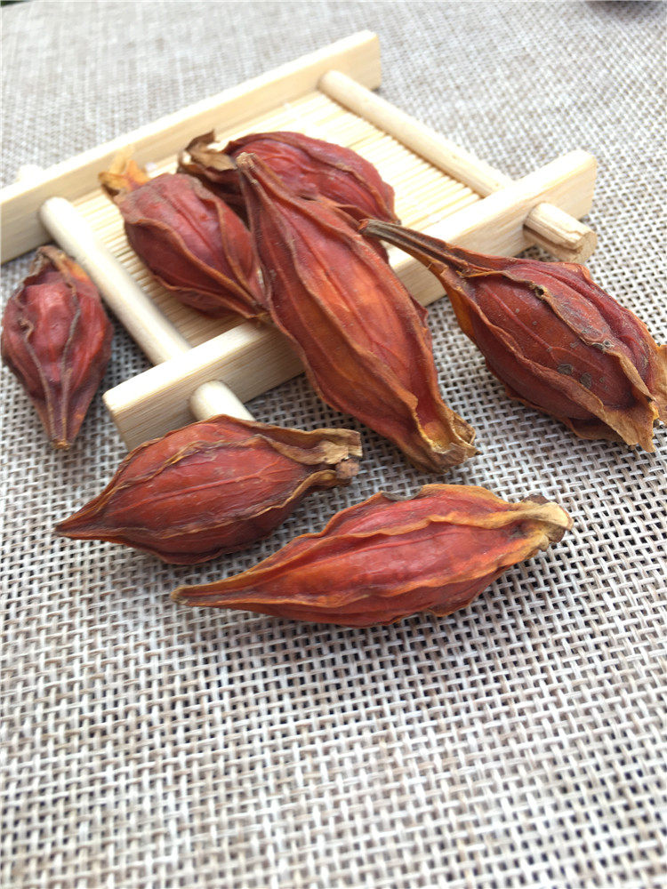 无硫泡茶卤肉栀子100克枝子木丹红栀子大栀子新货黄栀子果干正品