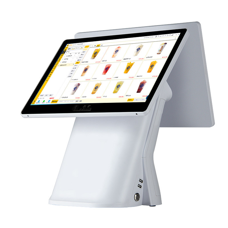 奶茶单点菜系统收银商用触屏扫码点双屏机点菜出点收款机
