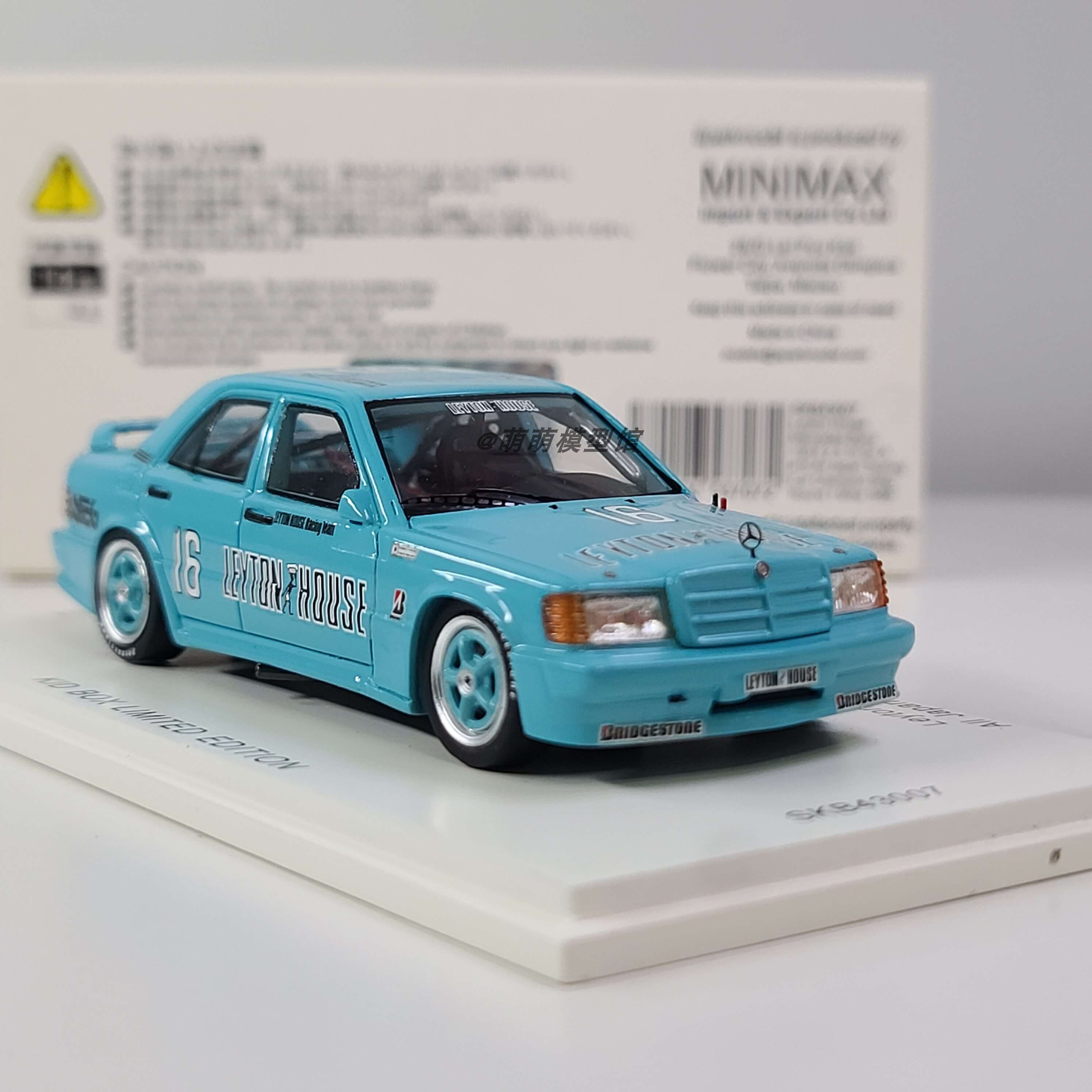 spark梅赛德斯奔驰190ejtcc赛车合金模型玩具摆件车模