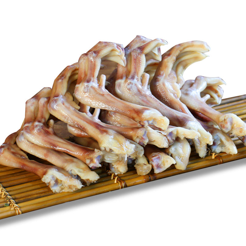 天贵咸鹅爪农家风干大鹅爪鹅脚掌鹅爪翅500克真空装咸货腊味