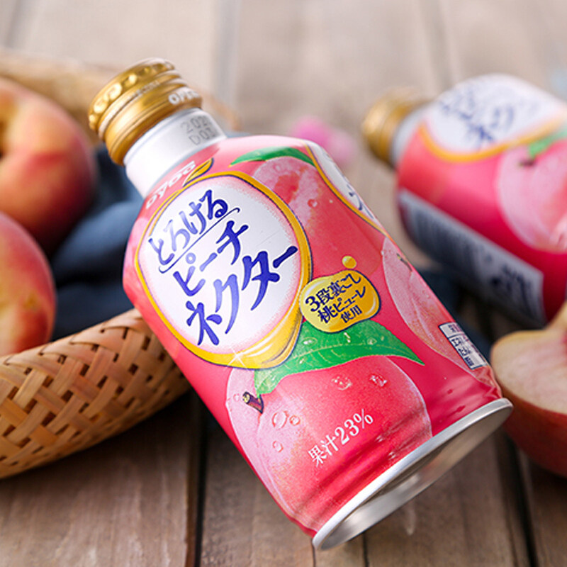 饮料达亦dydo桃汁270g日本原装进口果味白桃子桃子果味