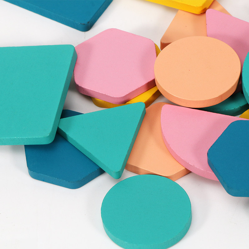 儿童形状配对颜色认知宝宝益智拼图玩具幼儿园拼图