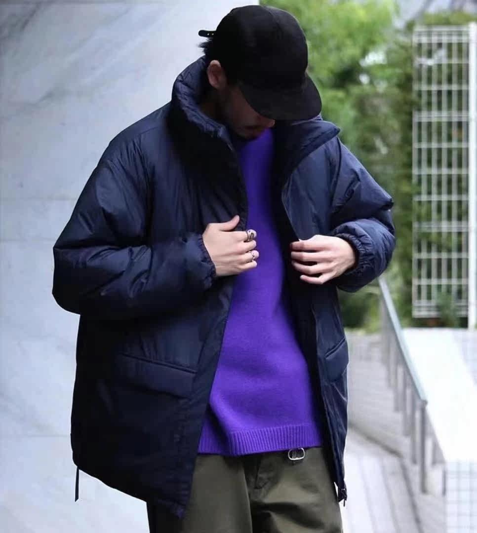 出口日本限定光电子户外中长羽绒服鹅绒羽绒大衣外套羽绒服