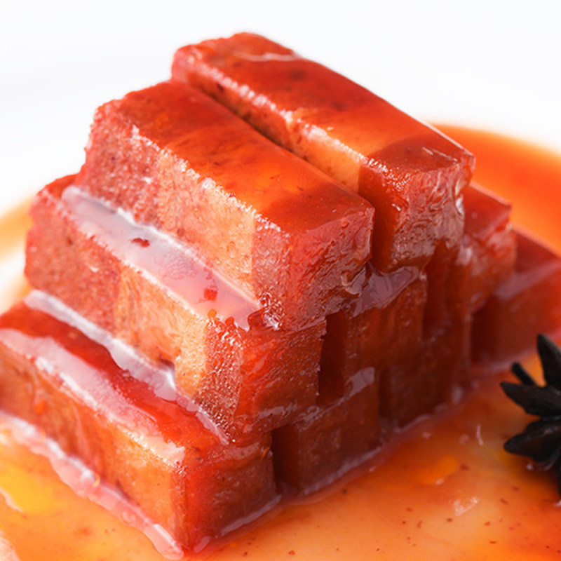 广素食品齐善素食红烧素肉200g五花肉丁肉块素肉