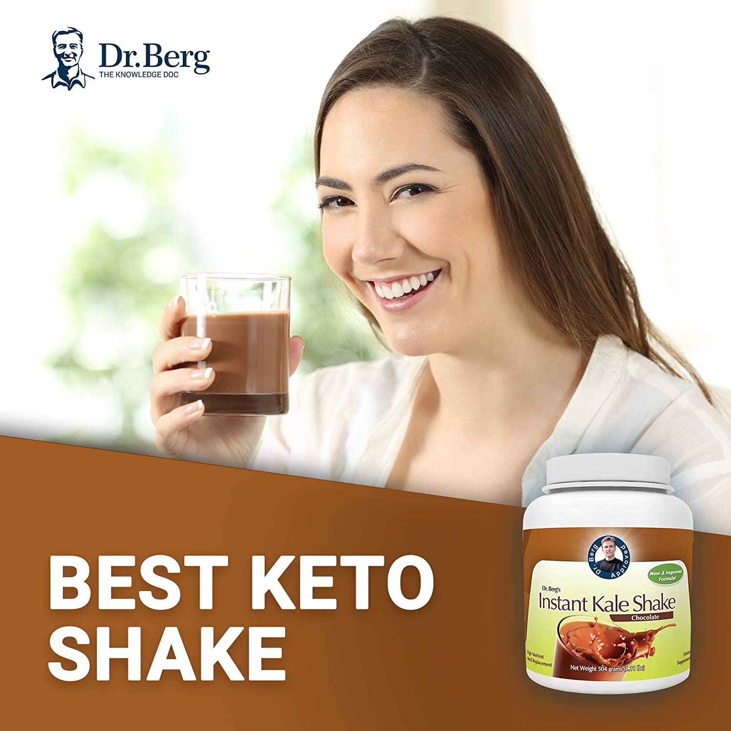 美国直邮drberg伯格医生proteinpowder巧克力奶昔其它饮品