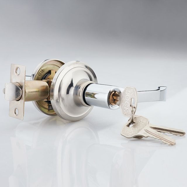 Bathroom Door Locks Toilet Three-Pole Handle Lock Indoor Bathroom Kitchen Toilet Single Tongue Office Hardware Lock Bathroom Door Locks Toilet Three-Pole Handle Lock Indoor Bathroom Kitchen Toilet Single Tongue Office Hardware Lock
