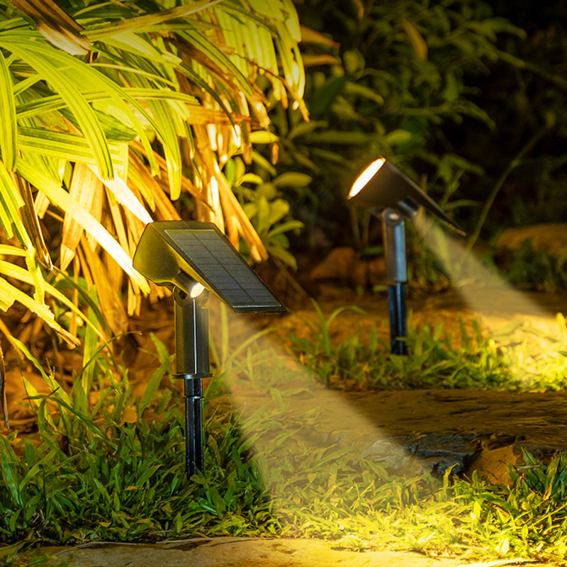 太阳能庭院灯户外防水地埋超亮景观花园射树射灯景观庭院灯饰