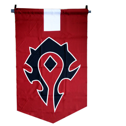 魔兽世界电影周边产品cosplay道具动漫游戏大旗部落联盟旗帜壁饰