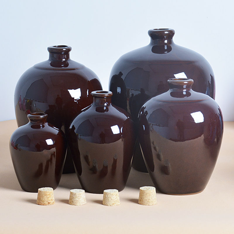 家用1斤2斤3斤5斤酿酒泡酒坛子土陶酒坛瓶
