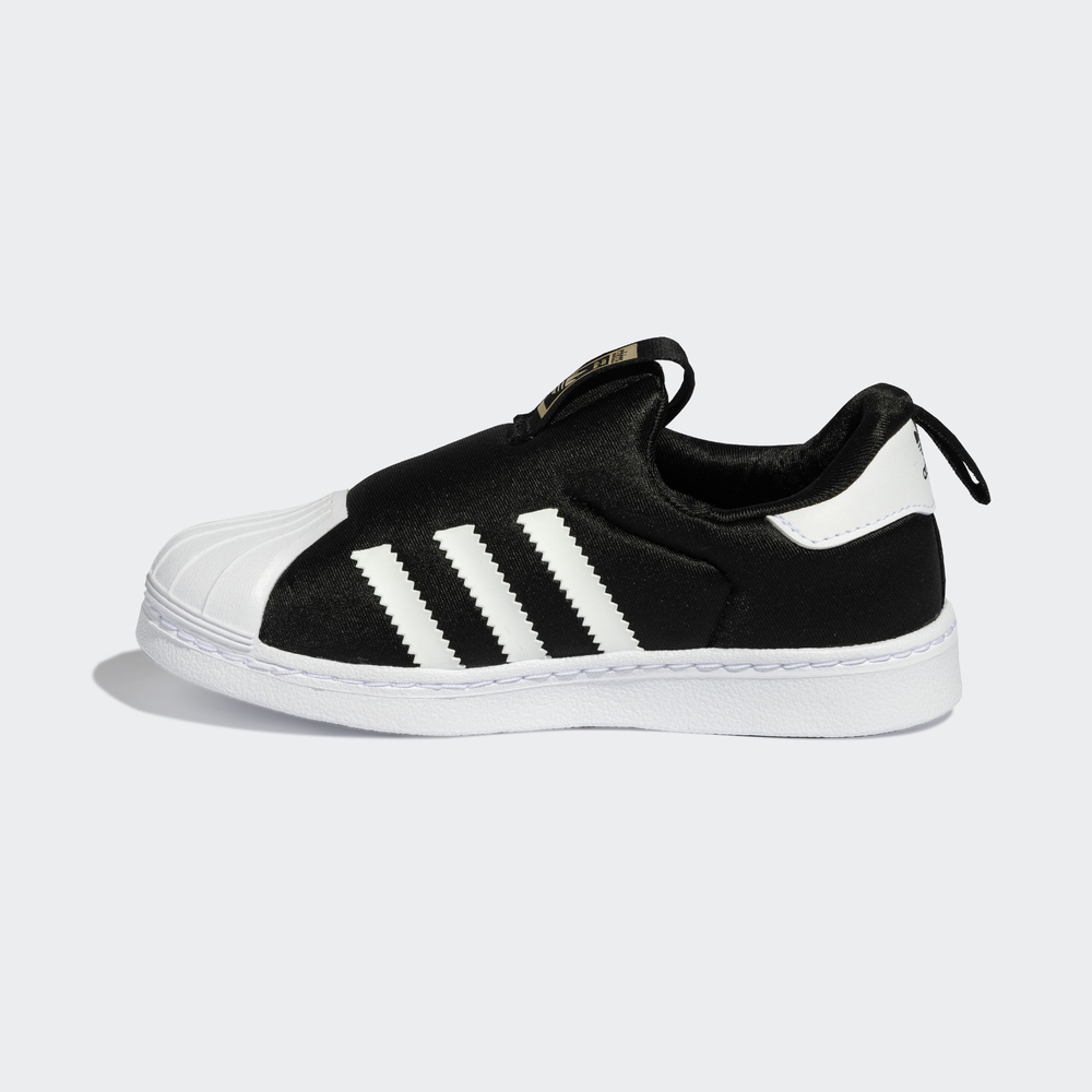 adidas阿迪达斯三叶草superstar360男小童经典贝壳头运动鞋