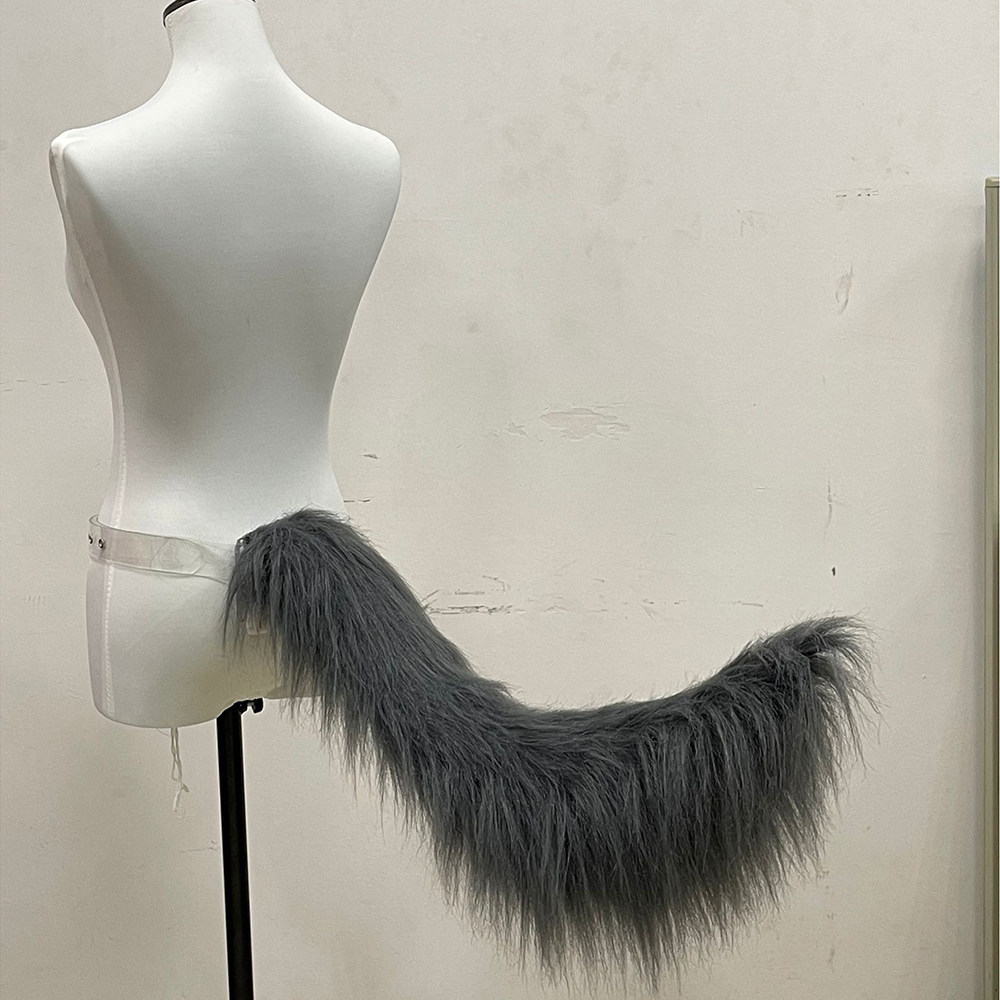 可动兽尾立体明日方舟德克萨斯大灰狼尾巴cos道具cosplay配件
