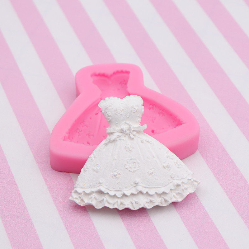 模具超轻粘土抹裙复古蓬蓬公主裙翻蛋糕造型粘土