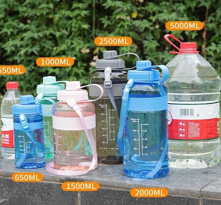 水杯大容量3000毫升防摔塑料便携夏天特大号户外运动水壶太空杯