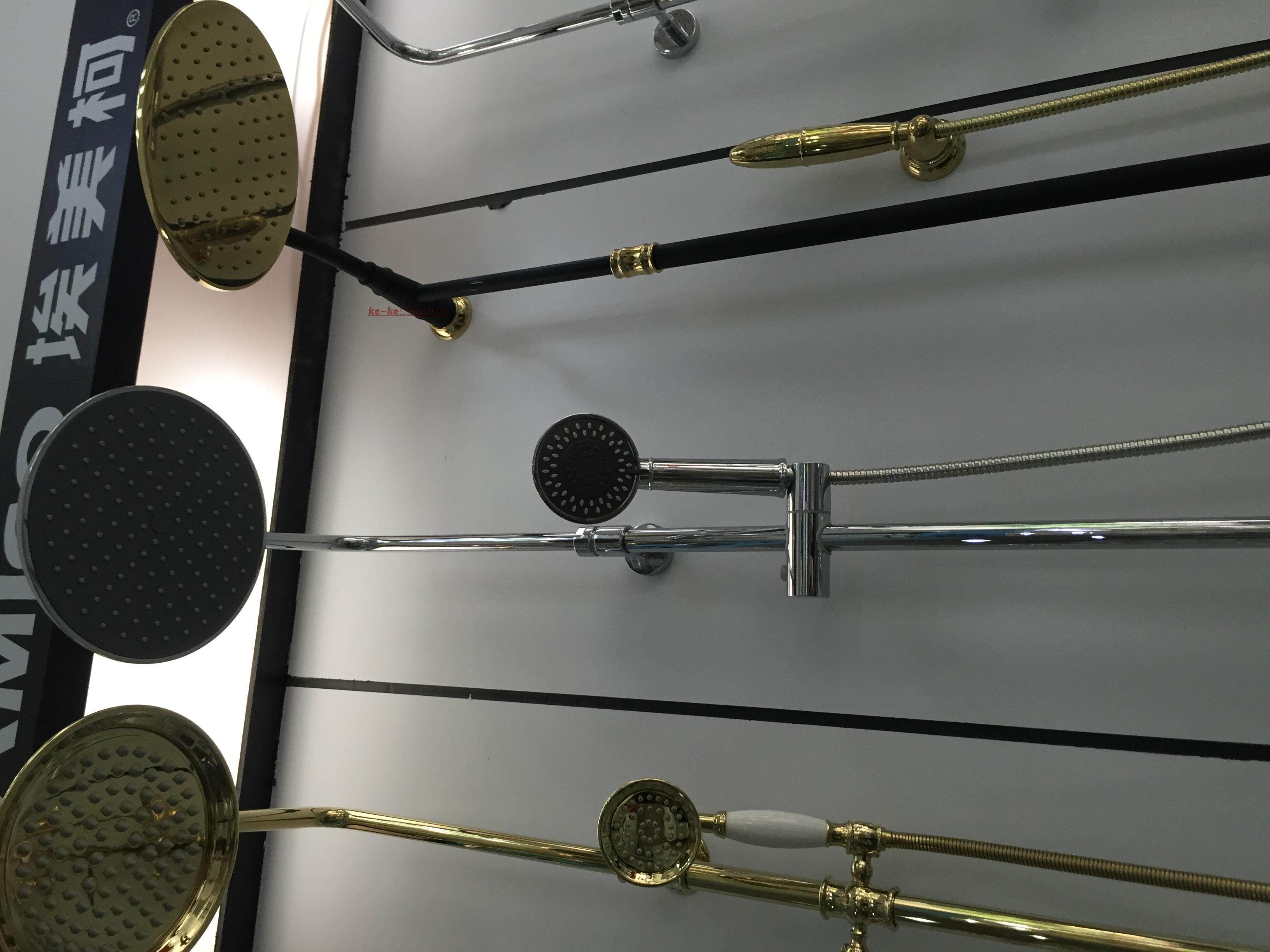 顶喷埃美柯淋浴花洒套装升降全铜材质水龙头超大普通花洒套装