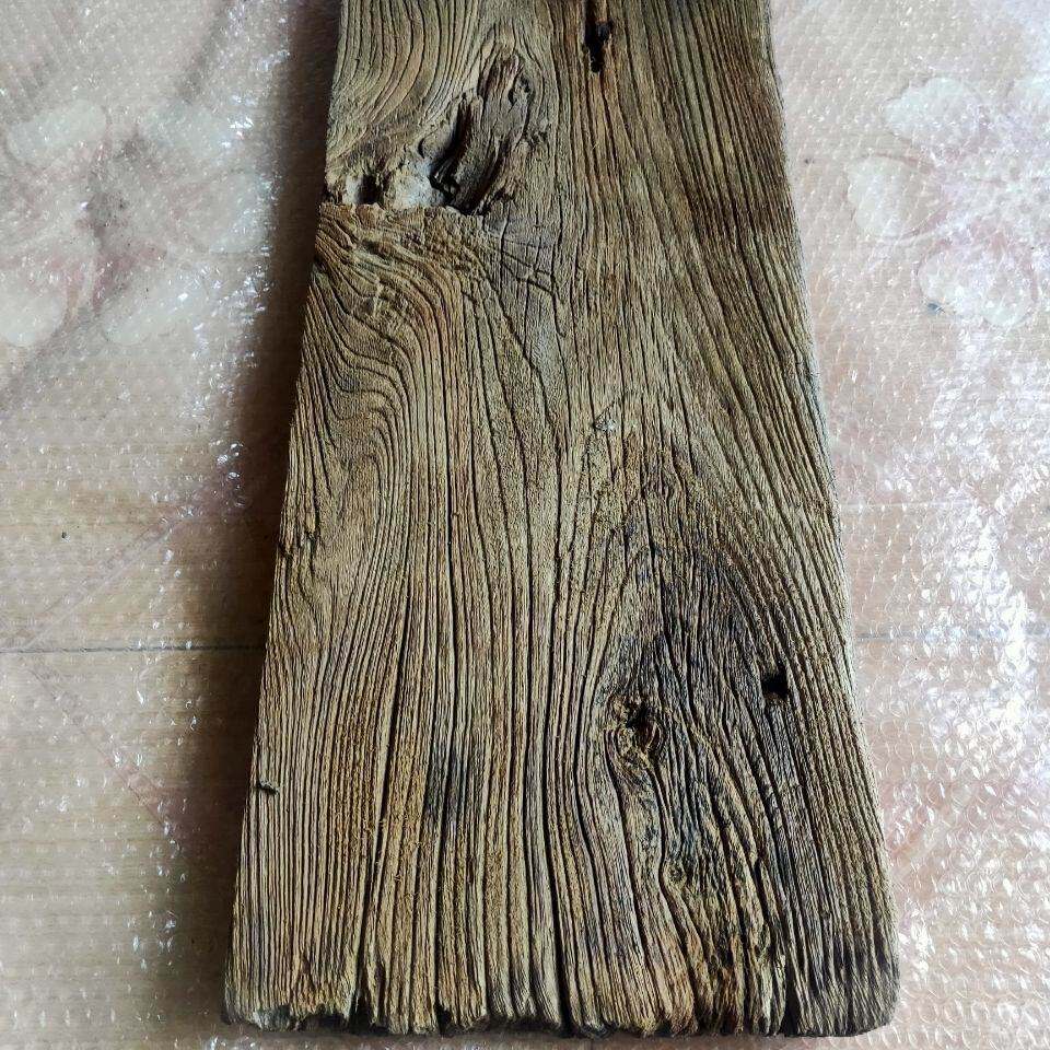 榆木原生态实木茶盘茶托整块风化木板茶台原木茶盘