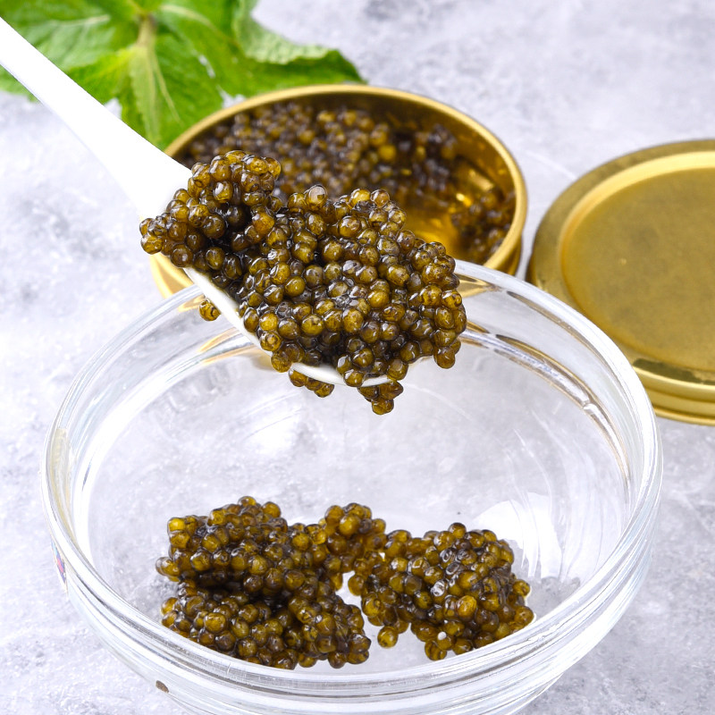 籽酱鱼子酱30g全国包邮奢侈即食黑鱼海鲜生鲜鱼籽酱