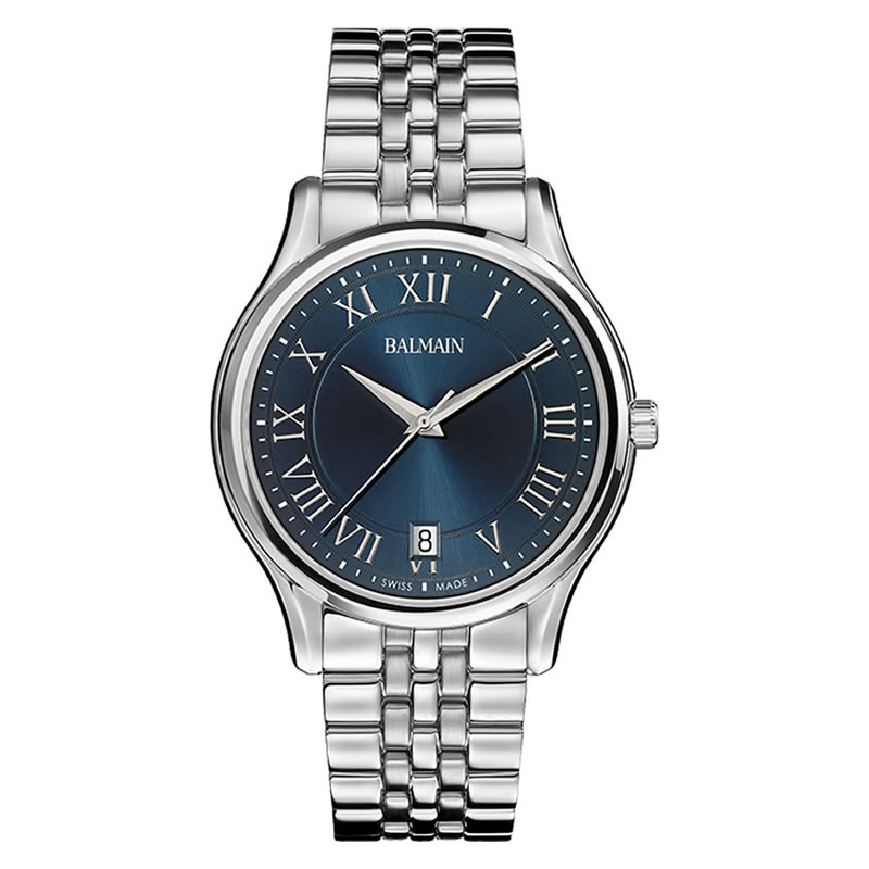 balmain宝曼瑞士正品时尚男士男款石英表手表腕表欧美腕表