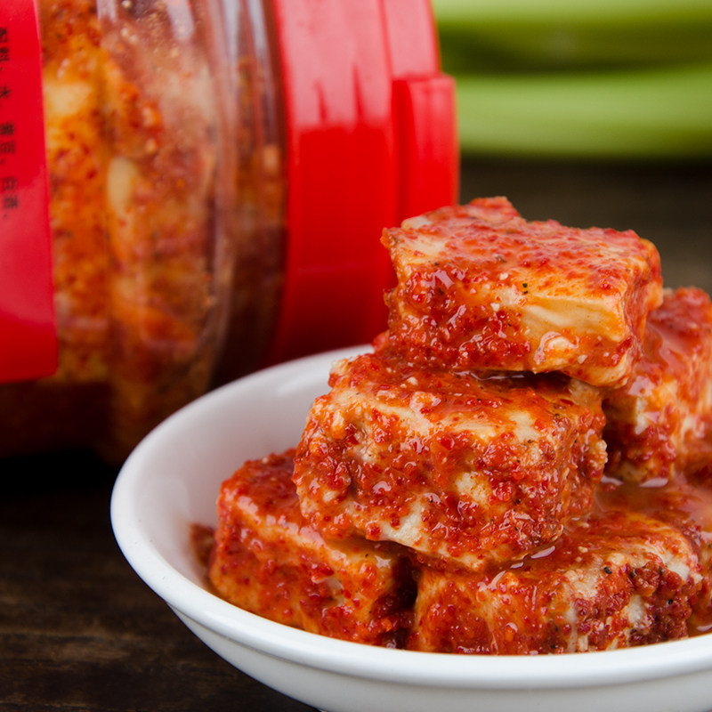 八公山腐乳香辣玛瑙泉下饭菜红油茶油乳腐农家自制霉豆腐安徽特产