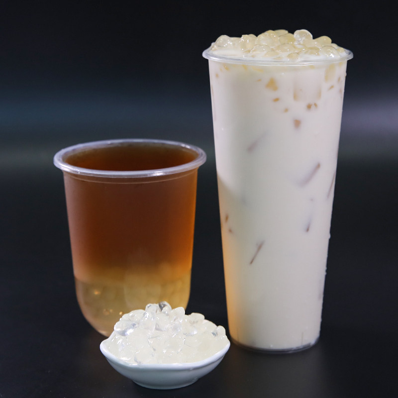 台湾寒天晶球原味水晶球蒟蒻贡茶珍珠奶茶茶店珍珠奶茶粉