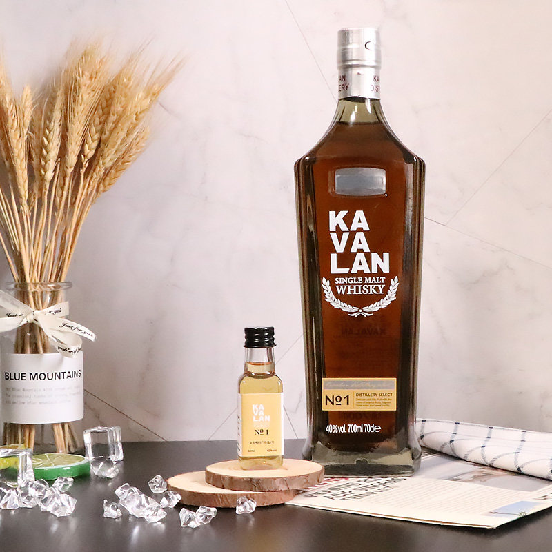 kavalan金车噶玛兰珍选1号台湾单一麦芽威士忌40度威士忌