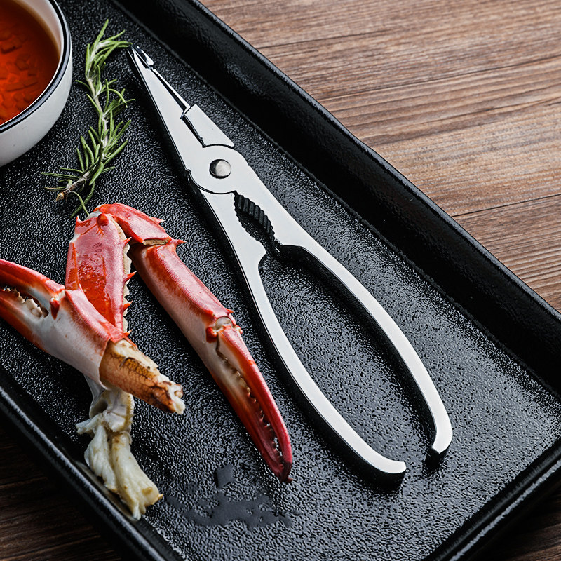 螃蟹吃蟹夹子大闸蟹剪刀蟹针家用工具家工具三件蟹八件