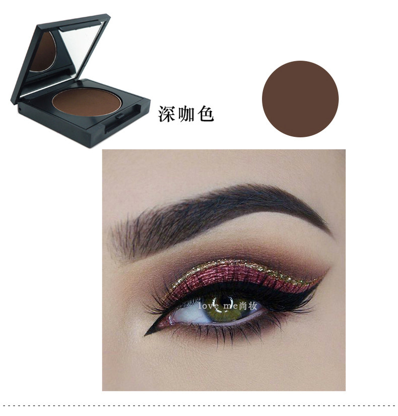 棕色眼影哑光浅棕单色舞台生活大地cos亚光眼影