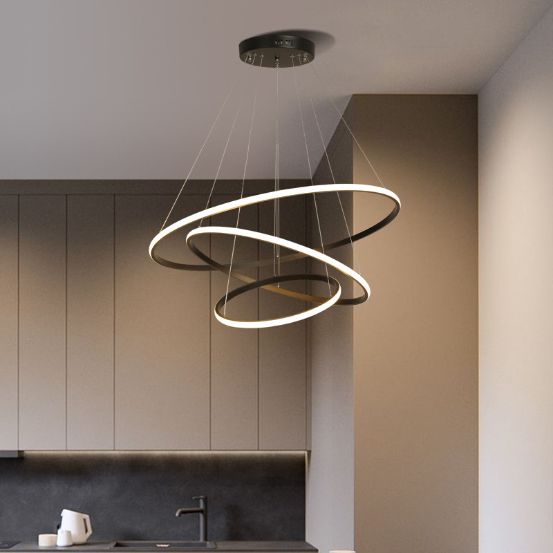 吊灯2020新款灯具简约现代个性大气餐厅家用餐厅吊灯