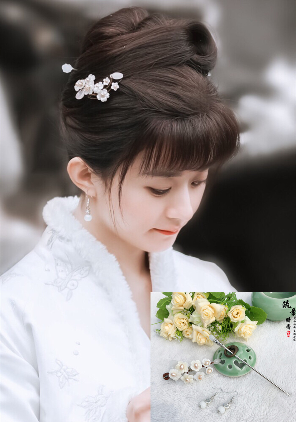 疏影暗香知否应是绿肥红瘦明兰赵丽颖同款古装头发其它首饰