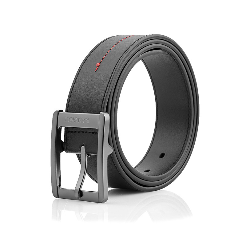 康奈正品皮具新款纯头层牛皮裤带青年腰带