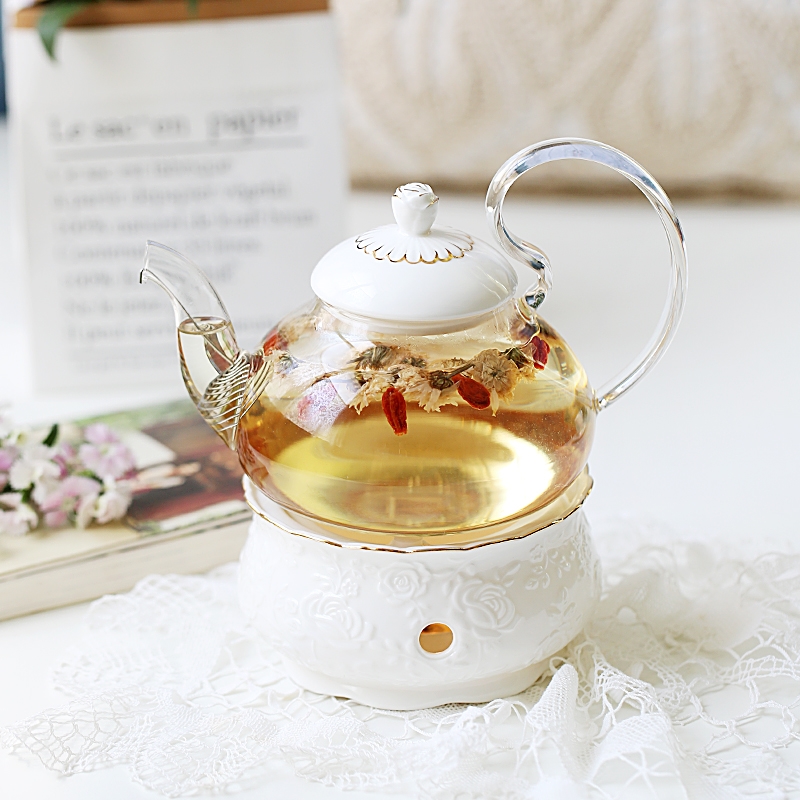 teaenglishscentedsetporcelainglassboiledfruit花草茶具