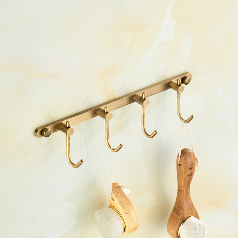 仿古挂衣钩排钩全毛巾挂钩欧式壁挂挂钩