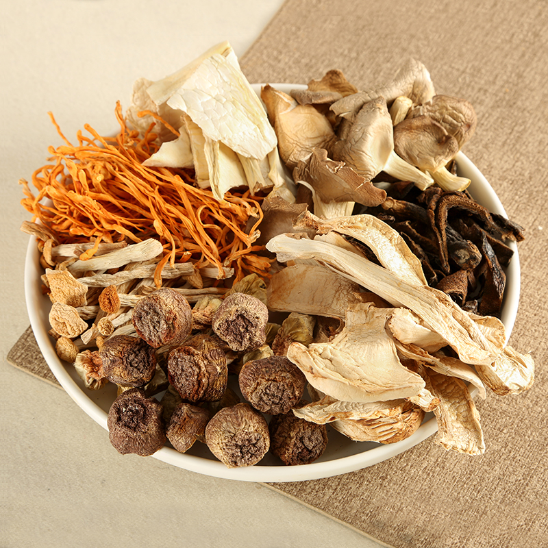 野生松茸汤包云南特产干货菇类煲汤食材七彩松茸