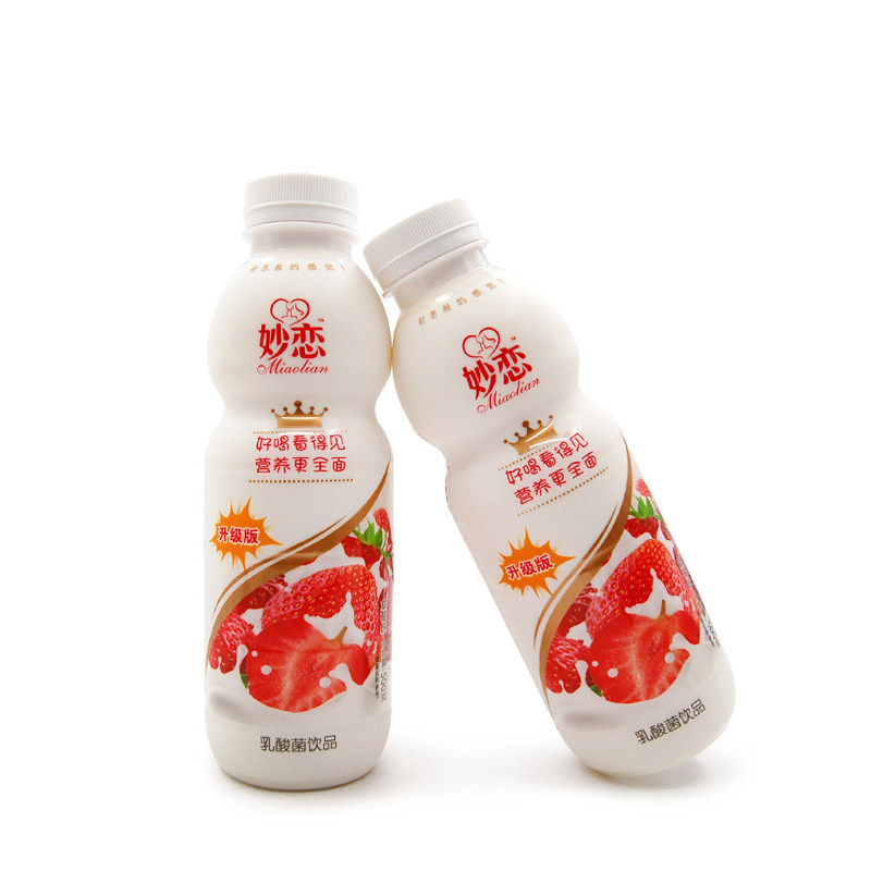 小洋人妙恋发酵型乳酸菌酸奶饮品500ml8瓶瓶装多省含乳饮料
