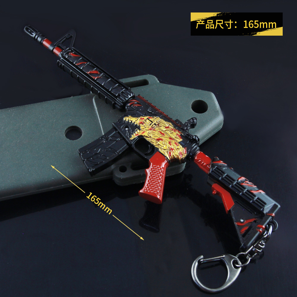 csgo游戏实体周边咆哮m4皮肤武器金属金属模游戏