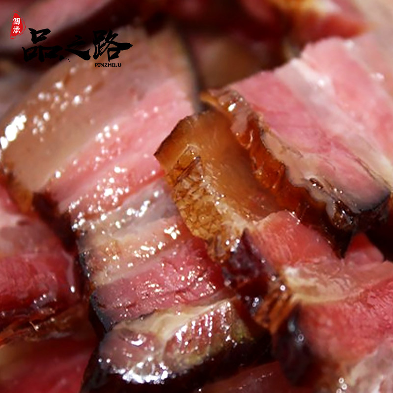 湖南农家自制烟熏正宗品之路腊肠