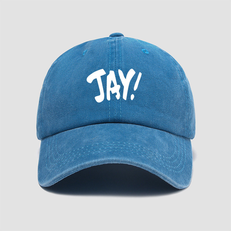 潮流周杰伦演唱会衣服jay简约字母同款学生帽子帽子