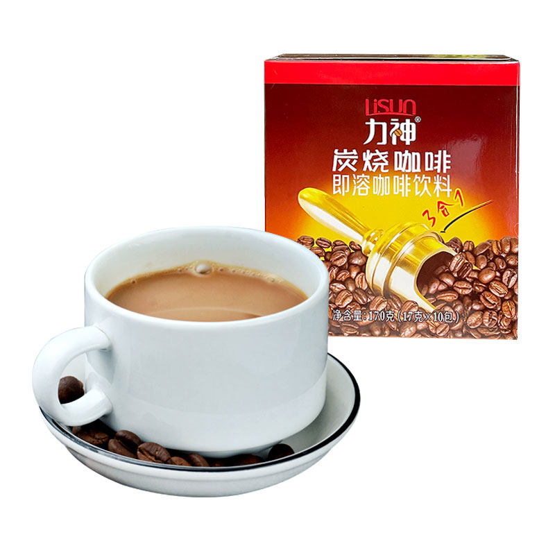 力神炭烧咖啡170g海南特产三合一速溶咖啡粉椰奶速溶咖啡