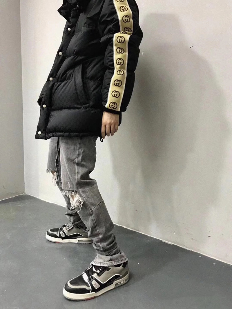 fogfearofgod6th第六季反穿水洗破洞深色飘带牛仔裤