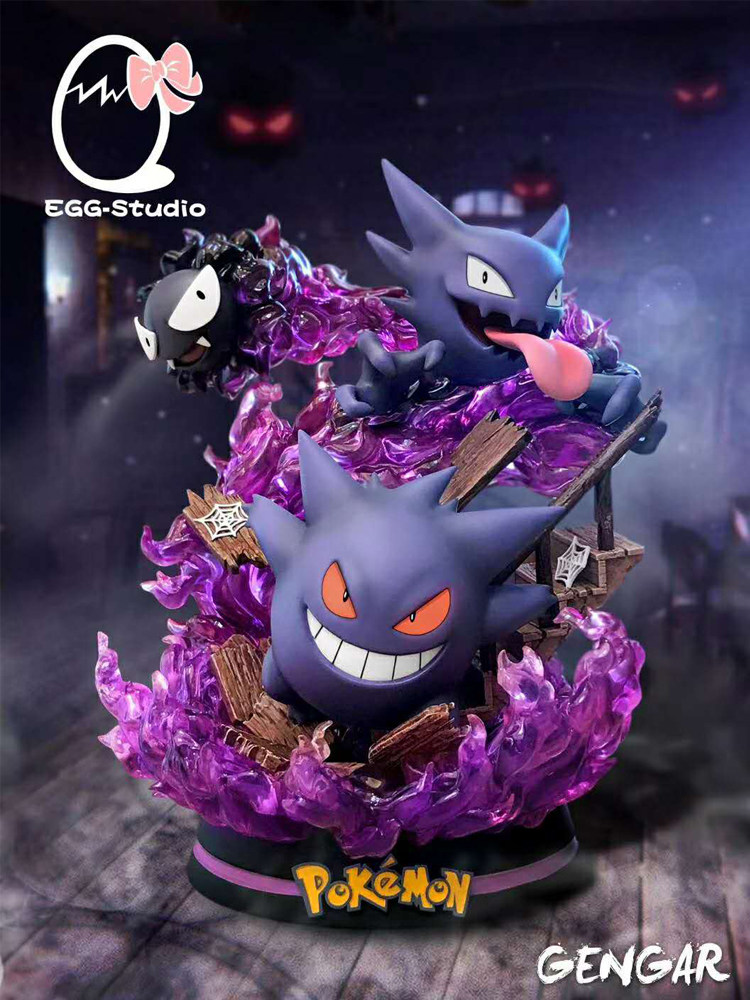 耿鬼egg阿蛋小作坊宝可梦家族鬼斯斯通手办gk手办