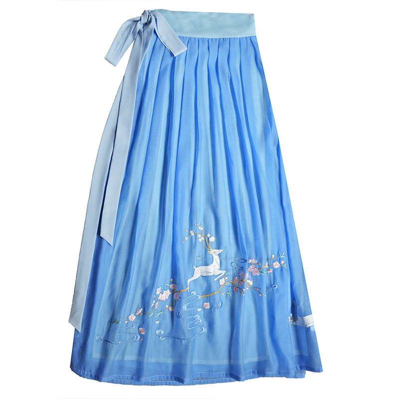 【软烟罗】梨花渡原创汉服女春夏装六米大摆超仙齐胸对襟襦裙